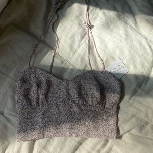 RESA floral crop top XS